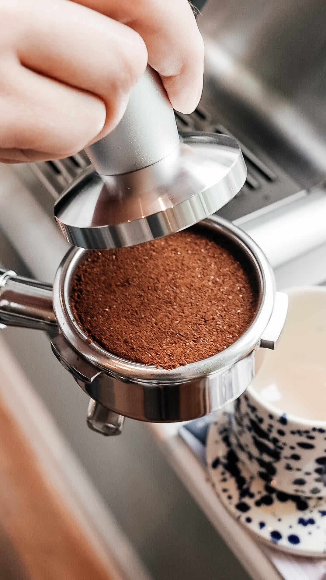 Aspire Brew espressomaskine - sølvfarvet